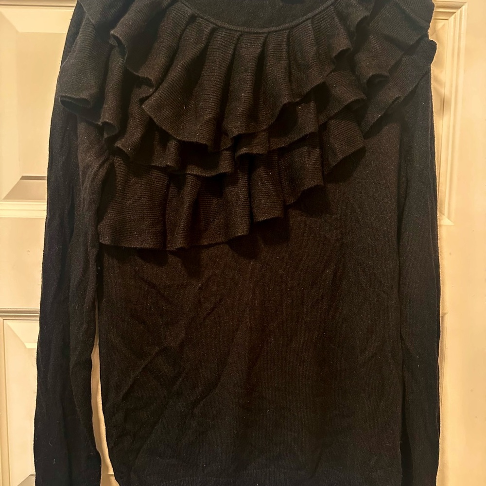 Vintage Y2K Moda International Black Knit Sweater
